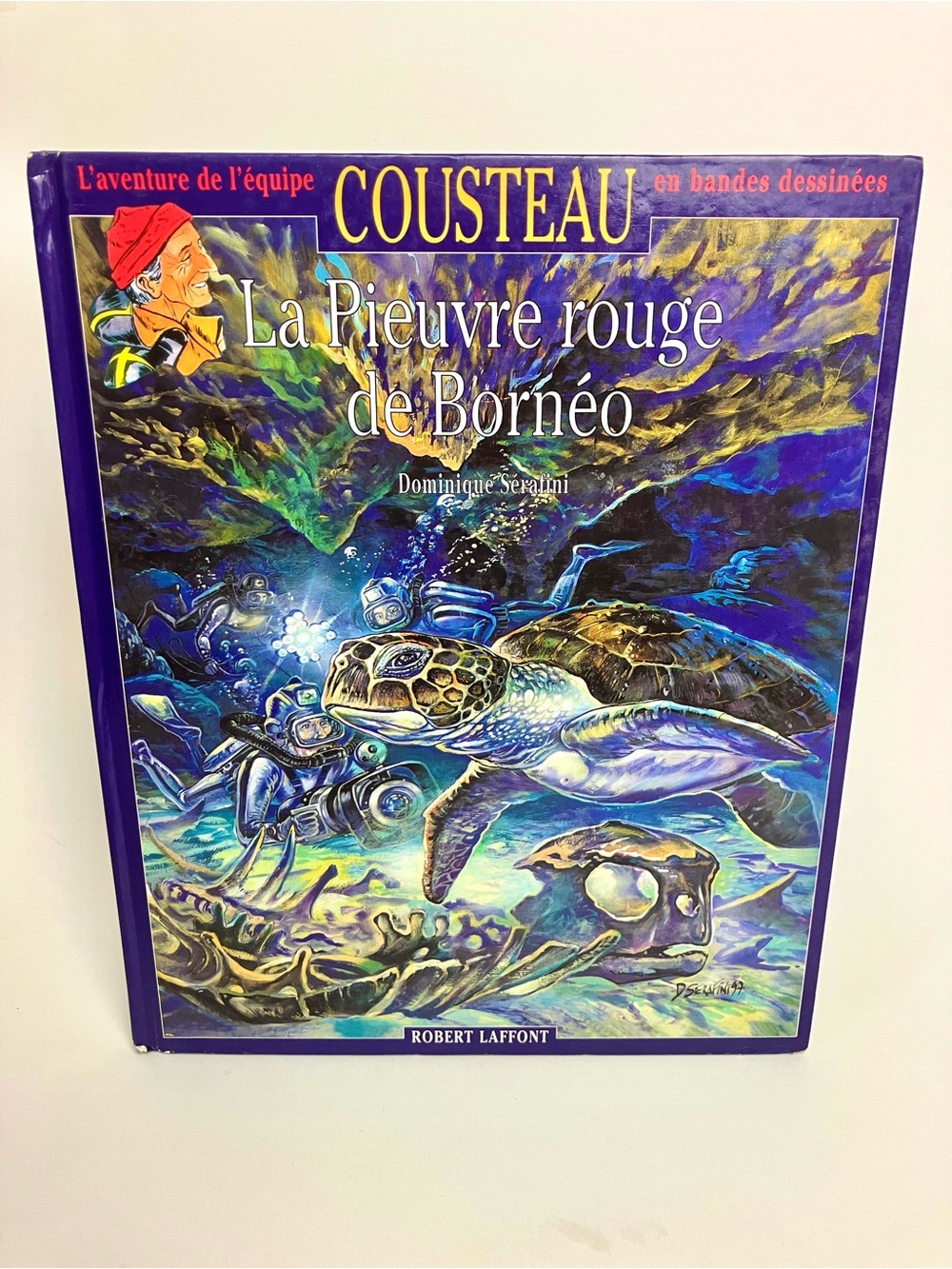 1997 La pieuvre rouge de Bornéo L'Aventure de l'équipe Cousteau en BD Livre Rare